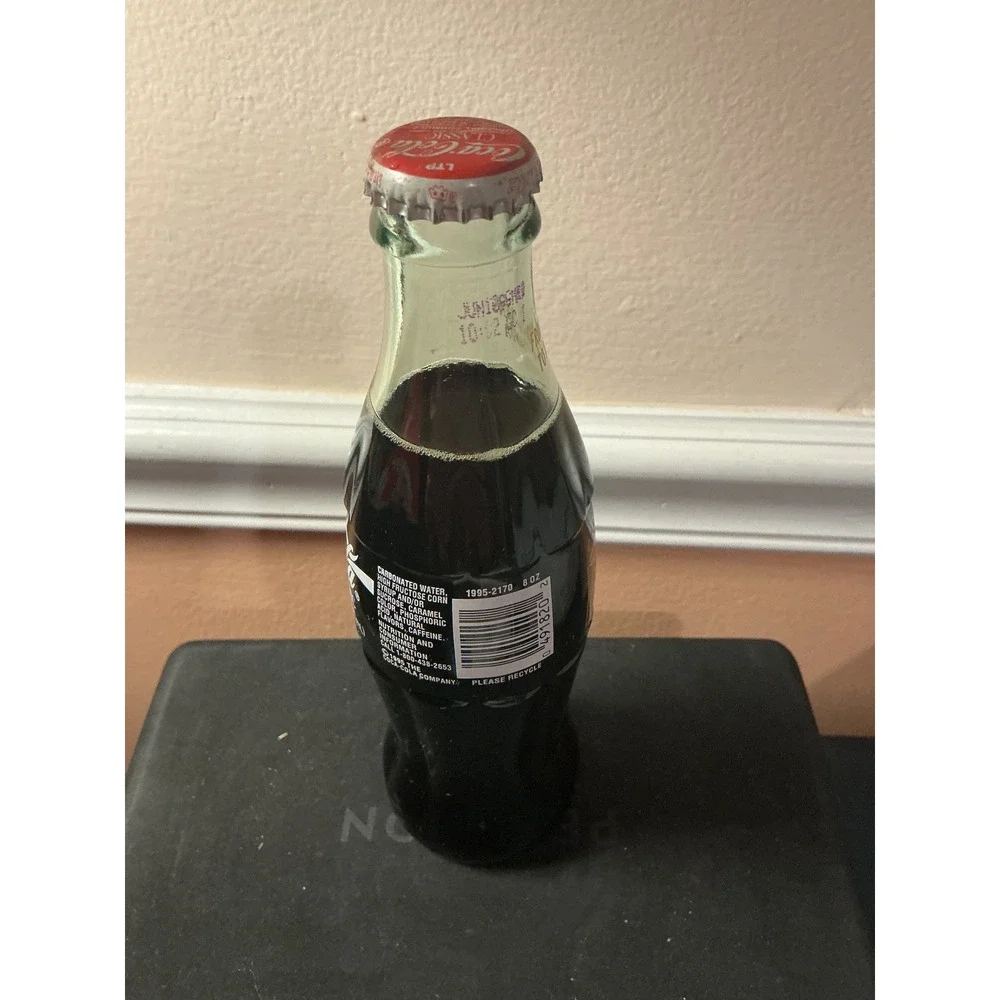 Coca Cola Classic 100 Years‎ Olympic Tradition 8 oz Glass Bottle Sealed Collect